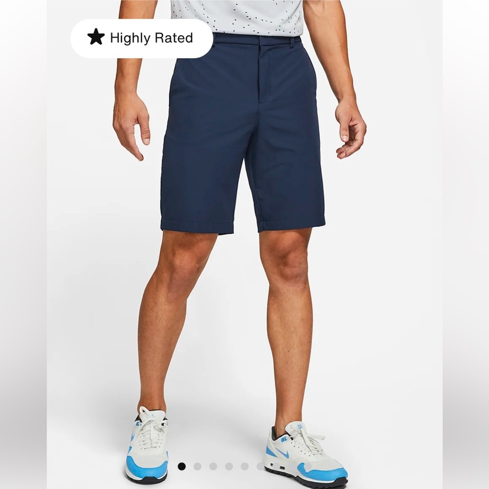 Nike Men's Standard Flex Short Hybrid Navy Blue Golf Shorts M-227 Sz 34